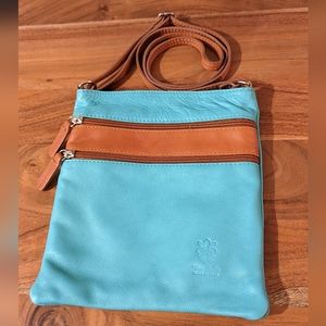 Vera Pelle leather crossbody